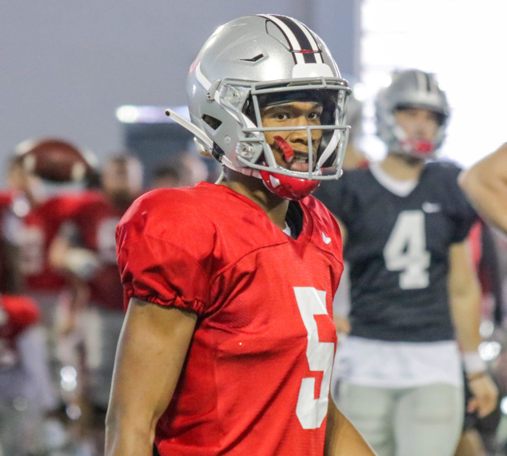 Ohio State WR Garrett Wilson Becomes 1st Early Enrollee To Shed Black ...