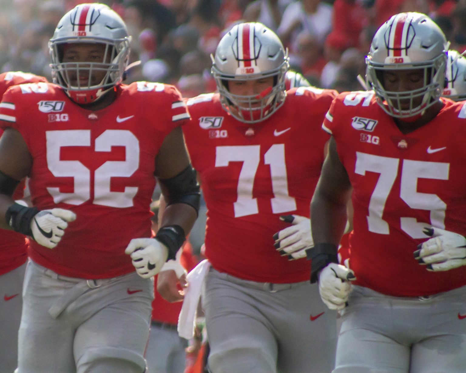 Ohio State Offensive Linemen Thayer Munford Wyatt Davis Josh Myers