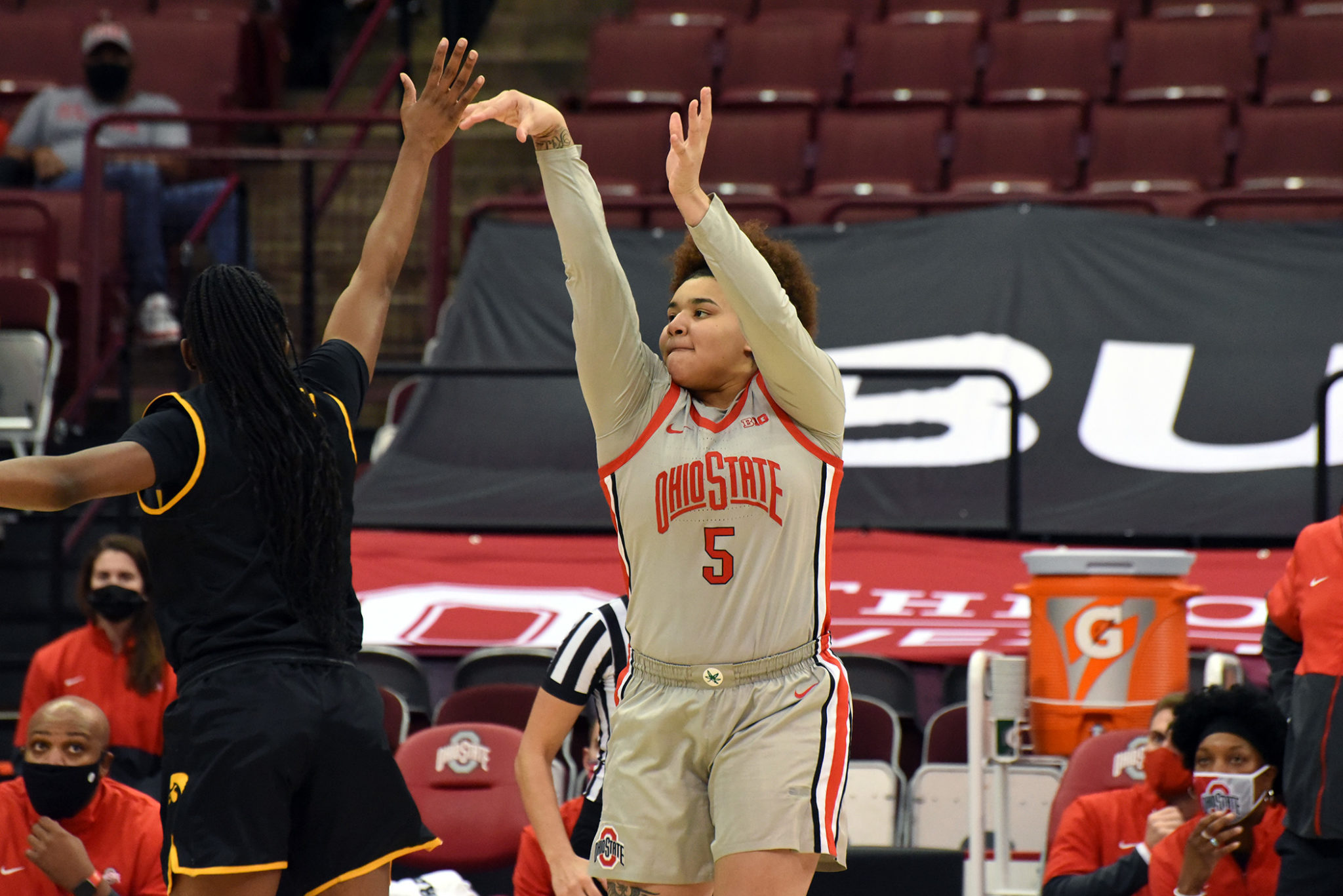 No. 11 Ohio State Women’s Basketball Moves To 12-2 With Dominant 83-59