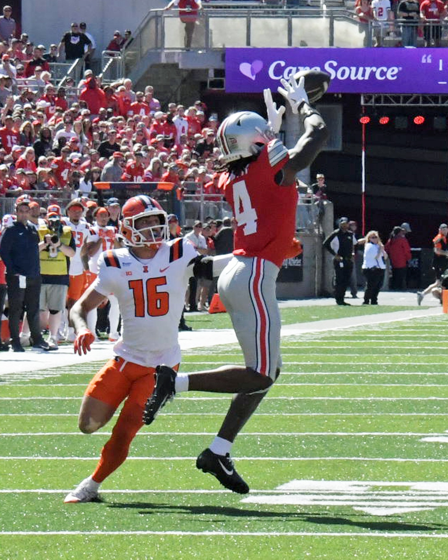 Ohio State Wide Receiver Jeremiah Smith Named Walter Camp Offensive National Player of Week