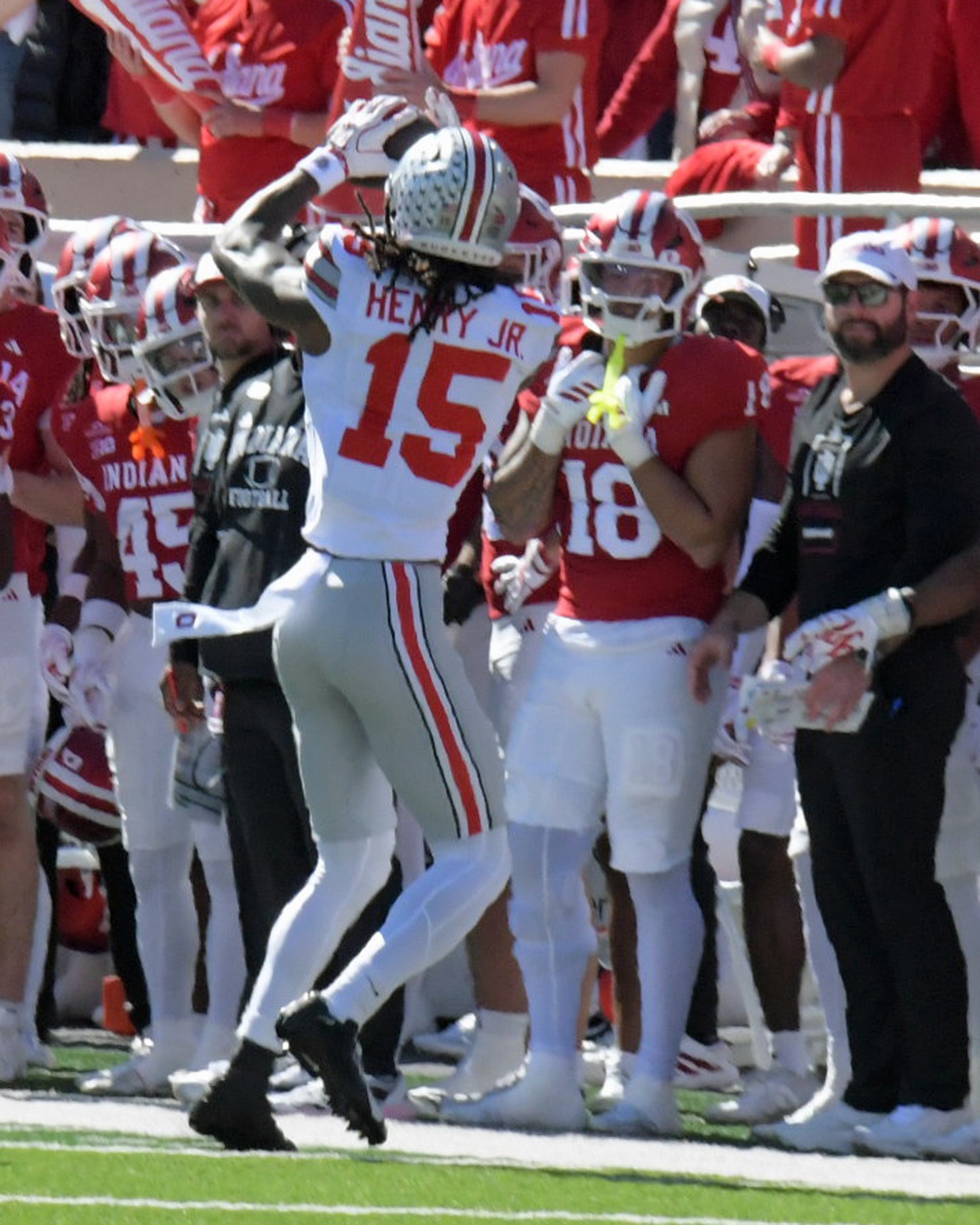 Freshman Chris Henry Jr., Jay Timmons Lead Ohio State’s Pro Football Focus Grades Versus Indiana